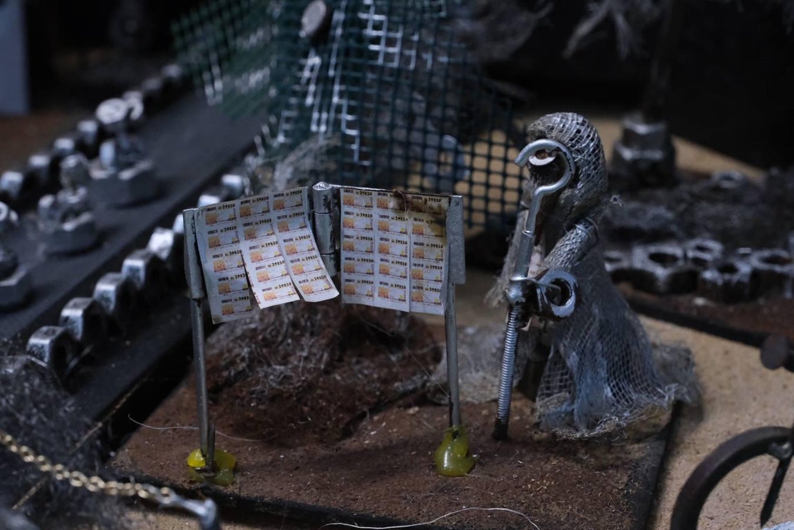 Fotos: El original belén de la Ferretería El Bazar