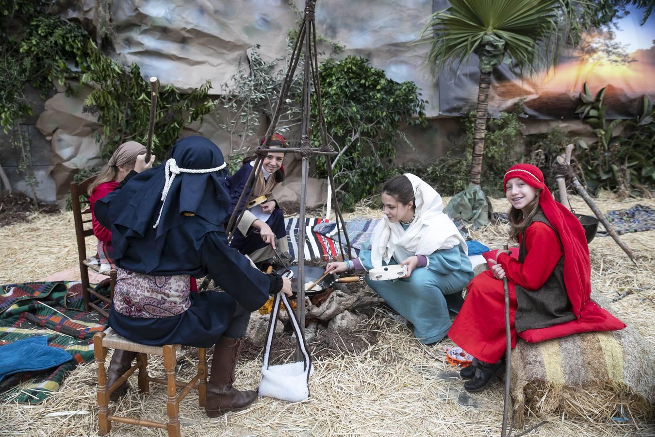 El Belén viviente del Colegio Salesianos de Córdoba, en imágenes