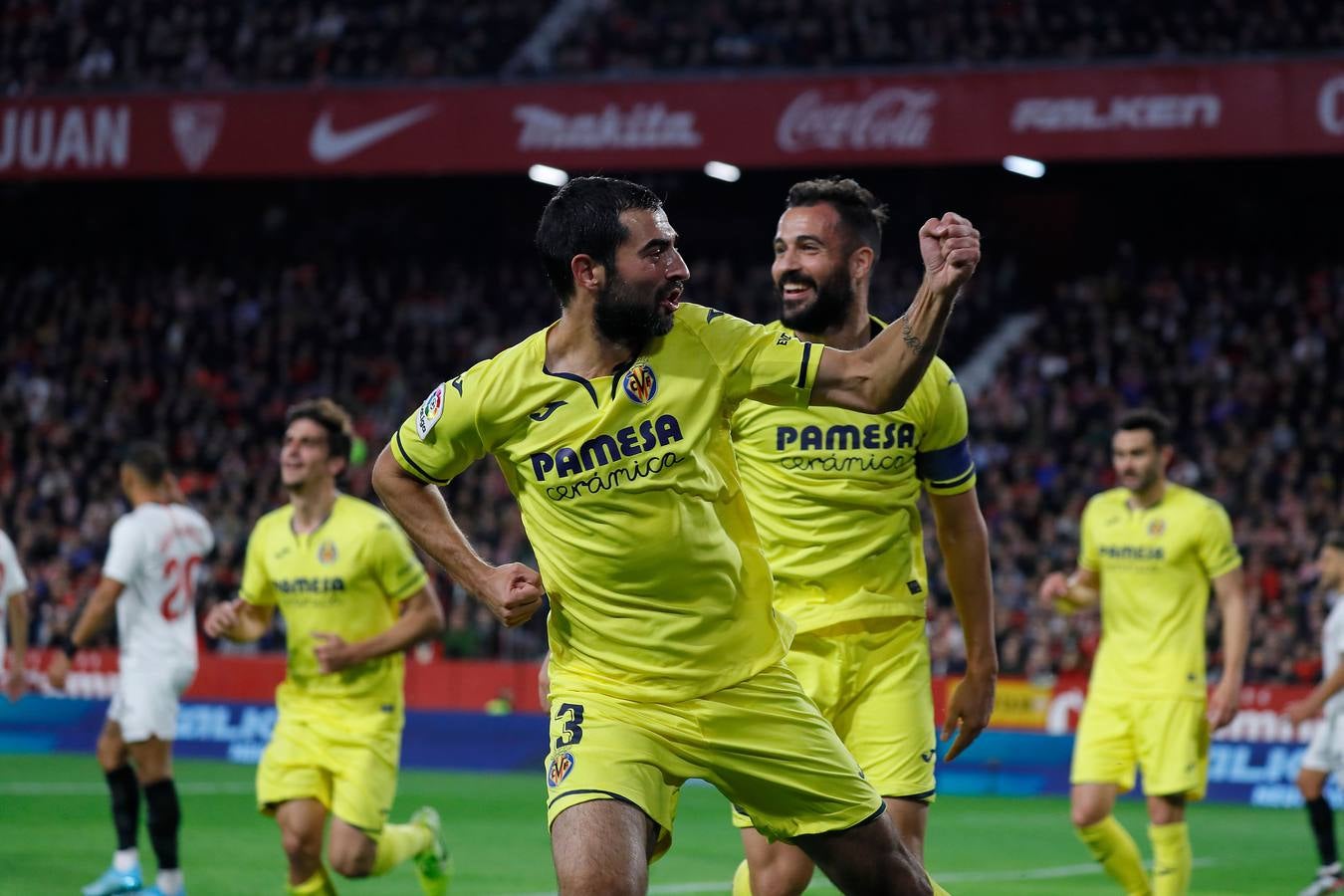 En imágenes, la derrota del Sevilla FC ante el Villarreal