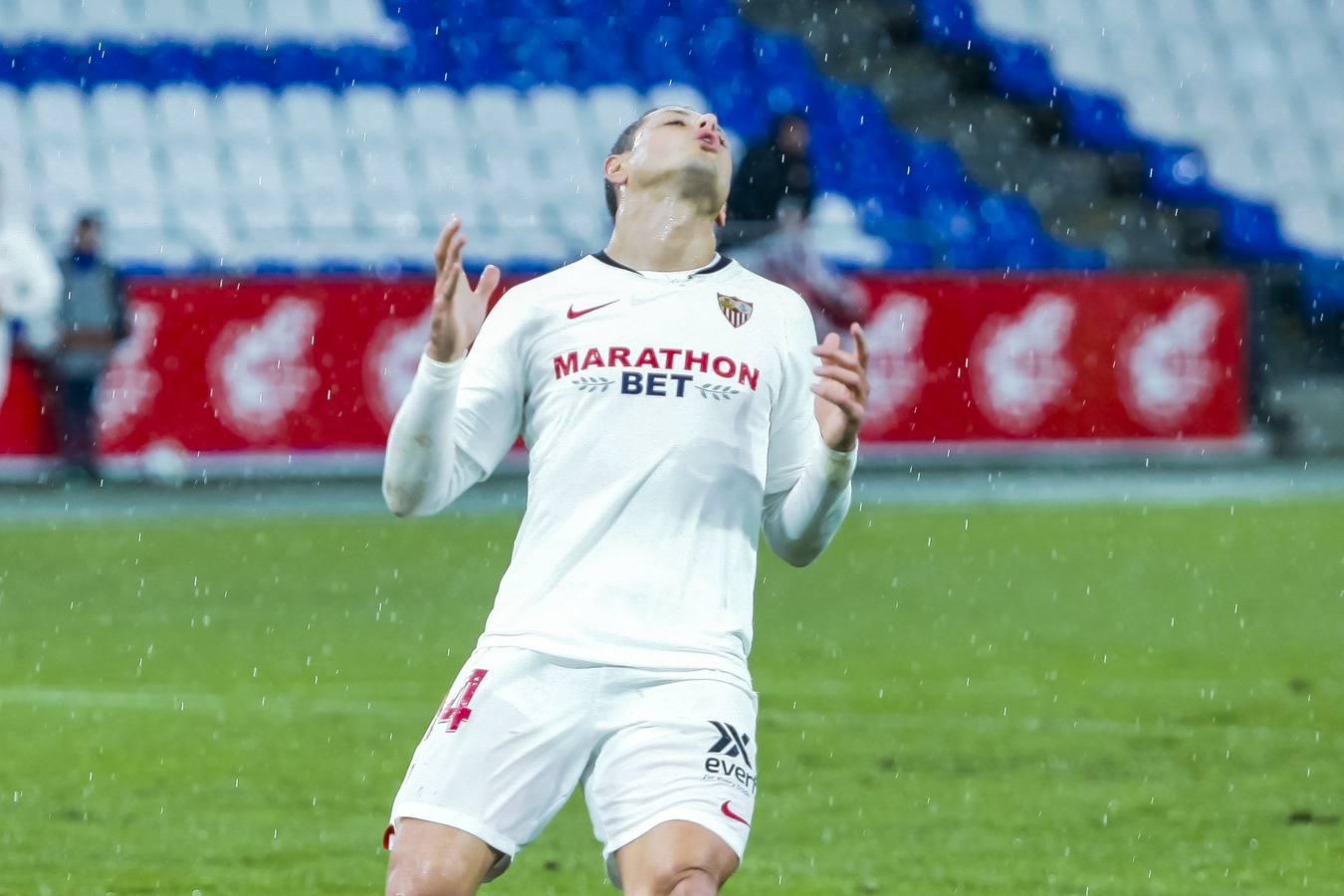 En imágenes, el Bergantiños-Sevilla de la primera ronda de la Copa del Rey