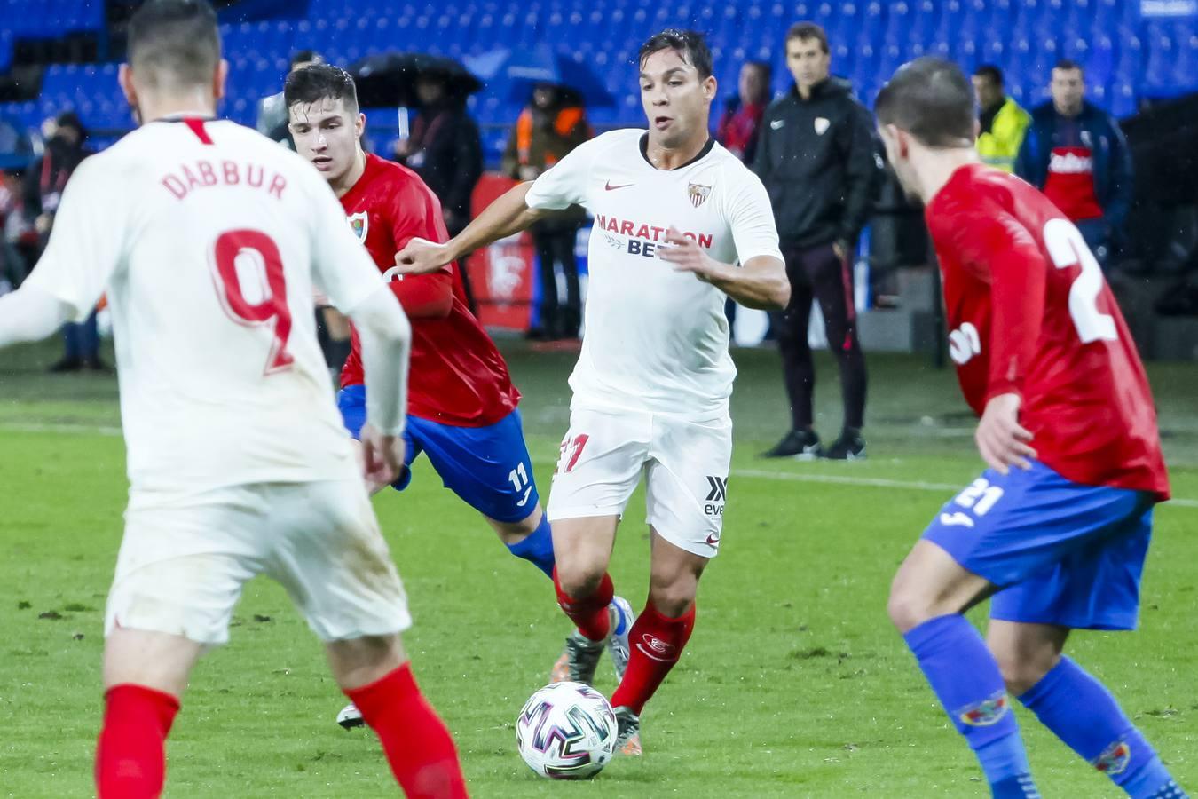 En imágenes, el Bergantiños-Sevilla de la primera ronda de la Copa del Rey