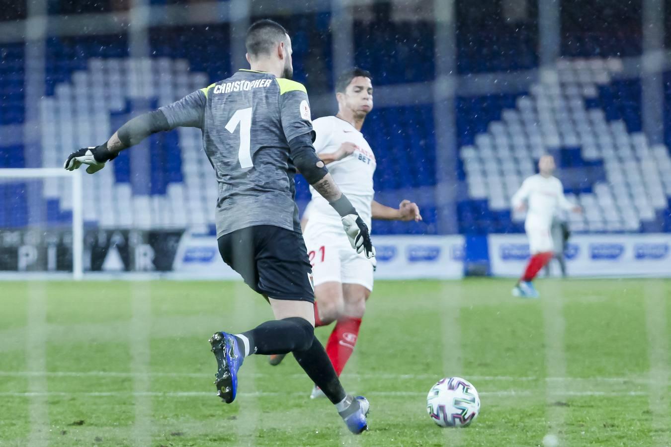 En imágenes, el Bergantiños-Sevilla de la primera ronda de la Copa del Rey