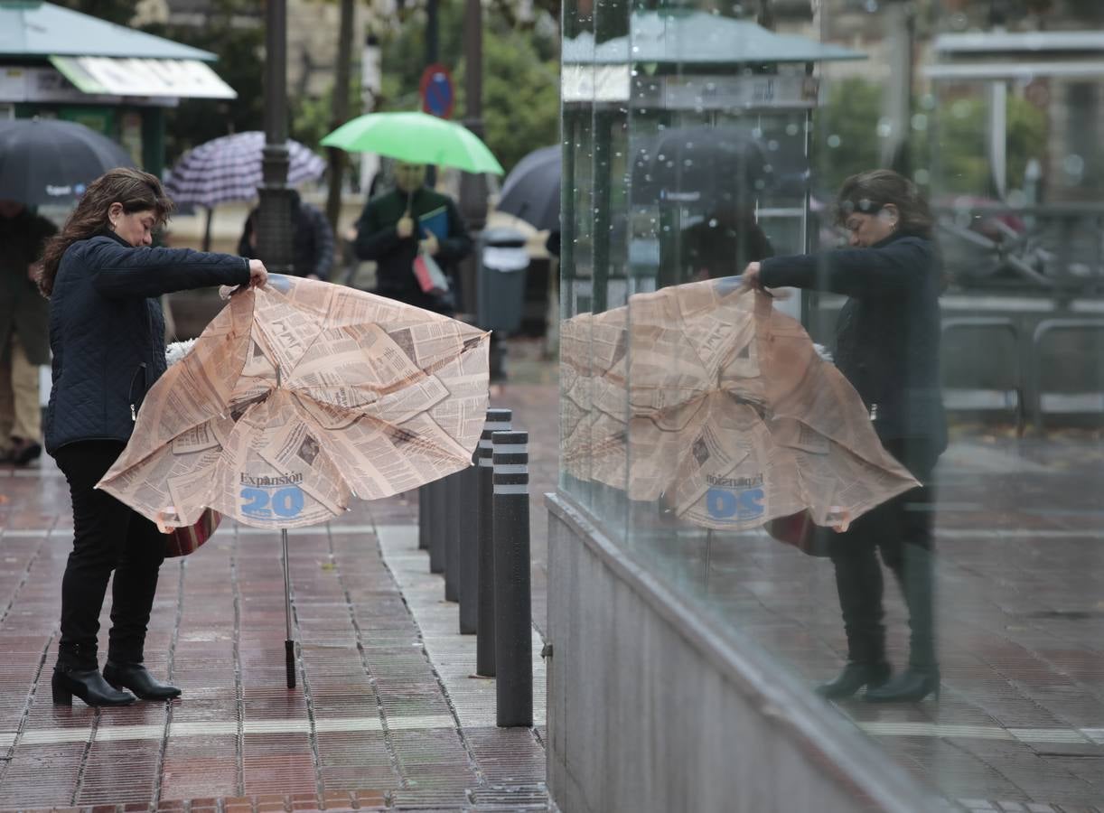 Las imágenes de Sevilla azotada por el temporal