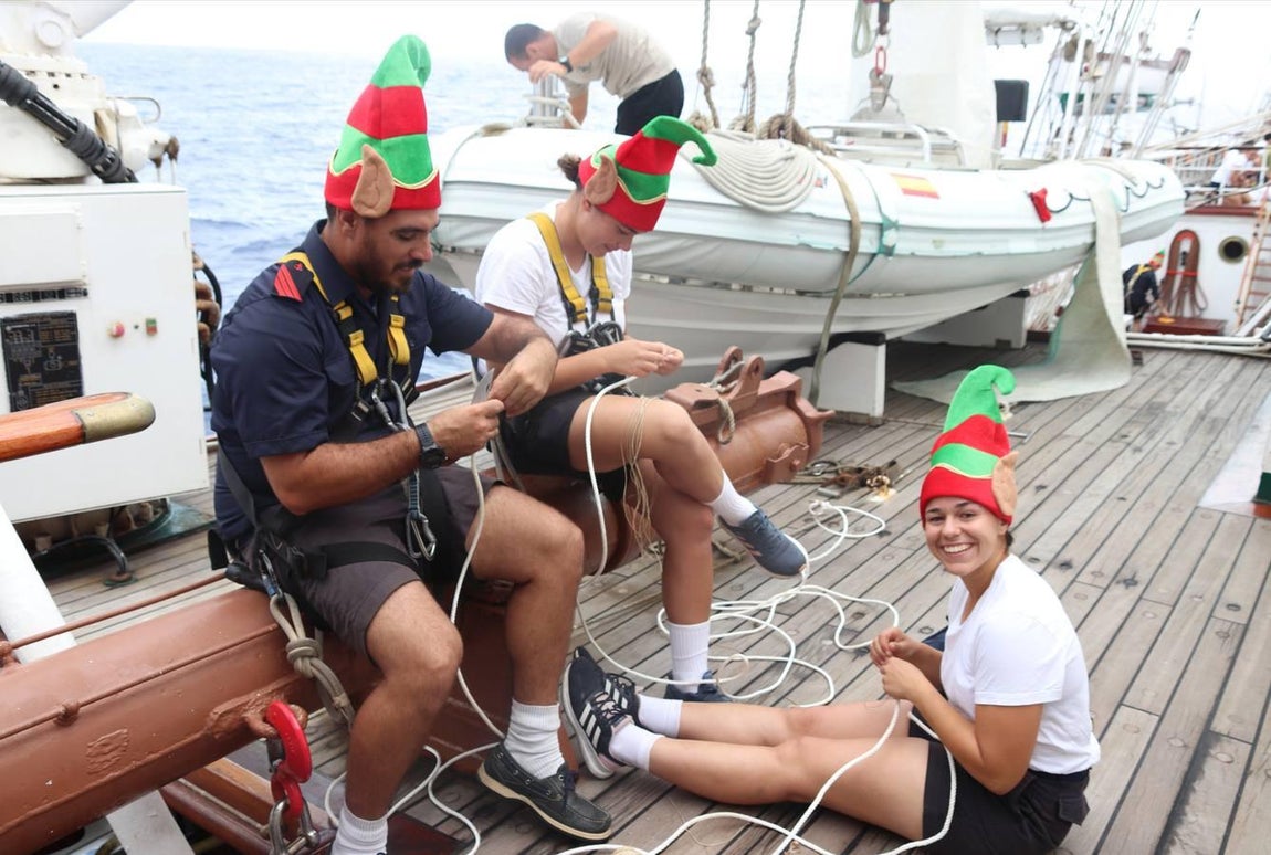 En imágenes: la Navidad de los militares de Cádiz en misiones en el extranjero