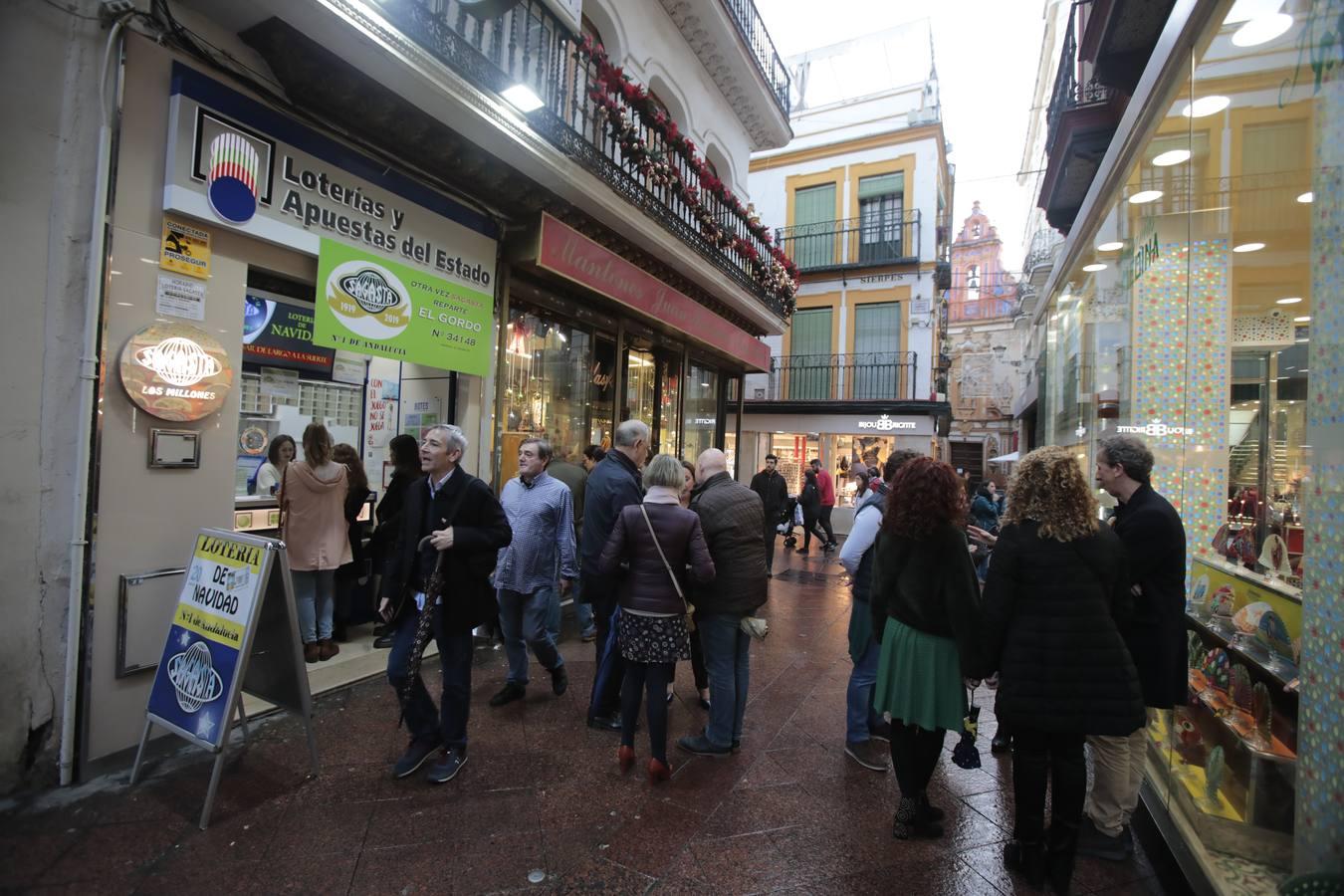 Lotería de Navidad 2019: la víspera del sorteo del «Gordo» en Sevilla