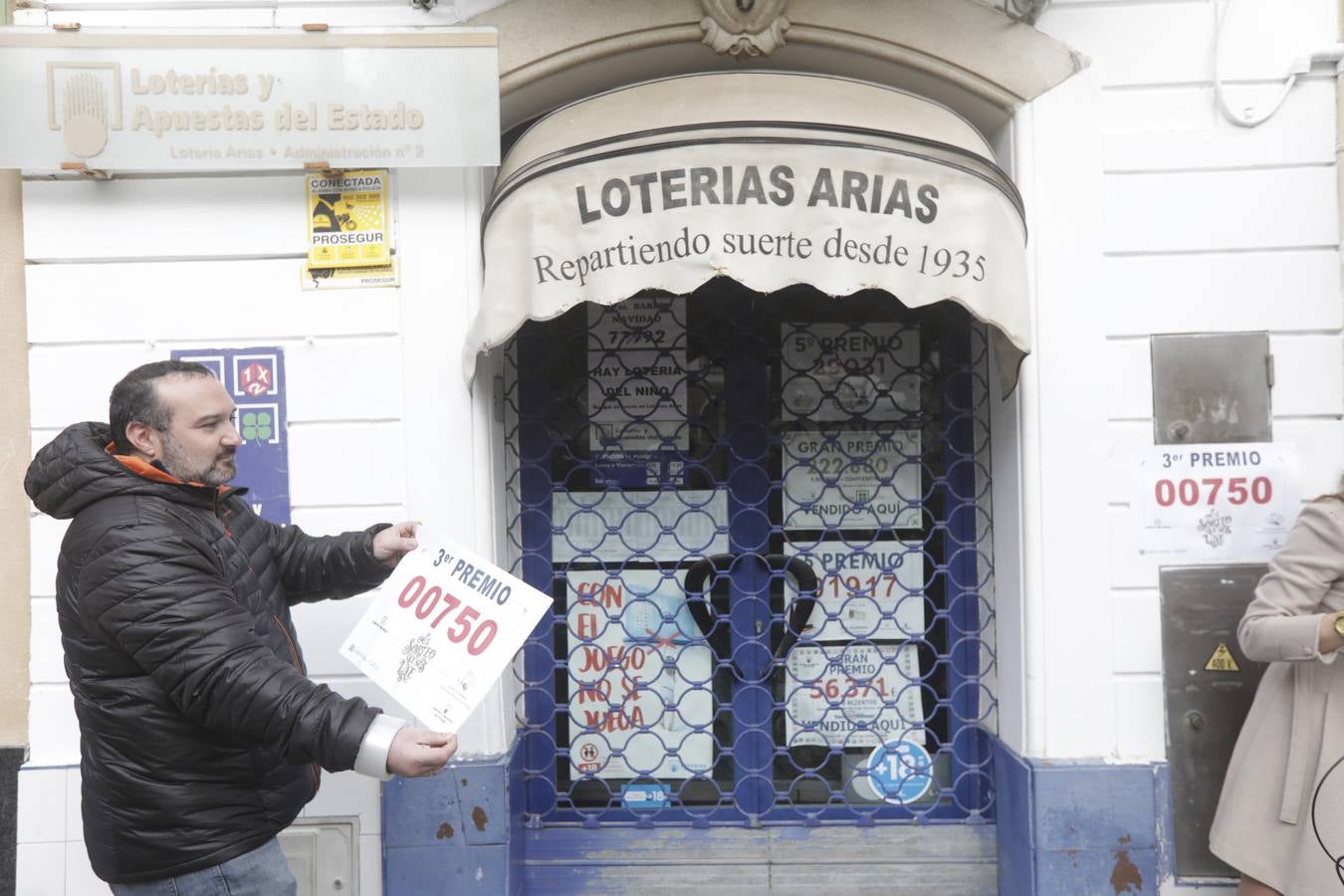 En imágenes: La Lotería de Navidad 2019 en Cádiz