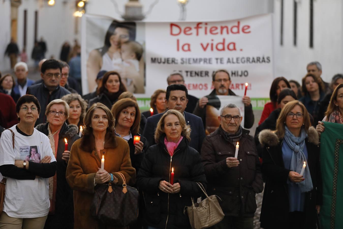 La concentración por la vida en Córdoba, en imágenes