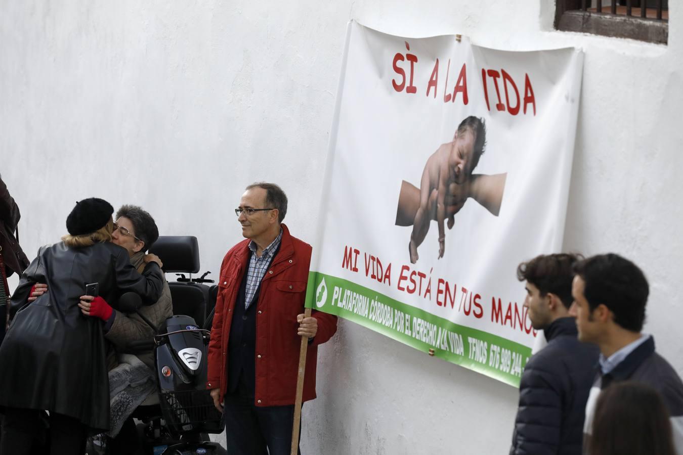 La concentración por la vida en Córdoba, en imágenes