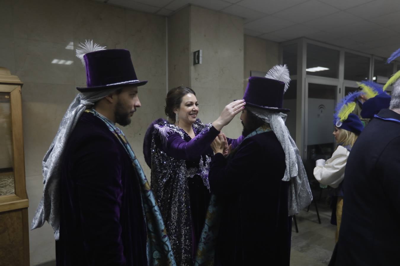 Los Reyes Magos visitan el Hospital Puerta del Mar