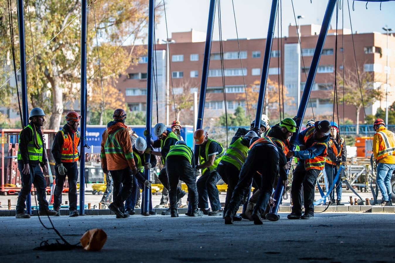 El Circo del Sol levanta su carpa en Sevilla