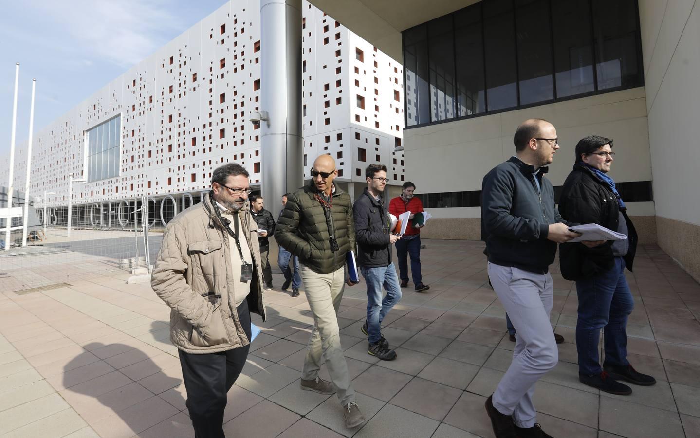 La visita técnica al Centro de Ferias de Córdoba, en imágenes