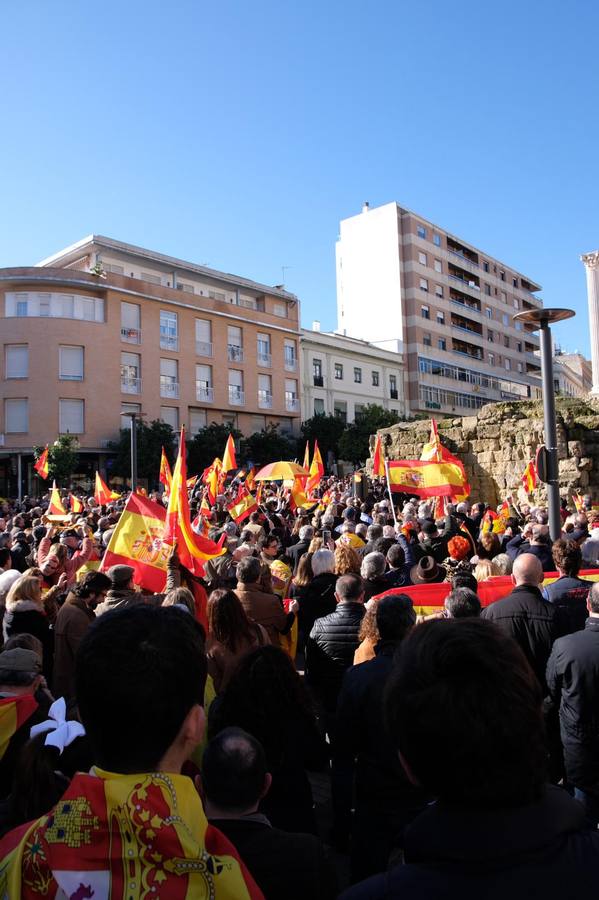 La concentración de VOX en Córdoba, en imágenes