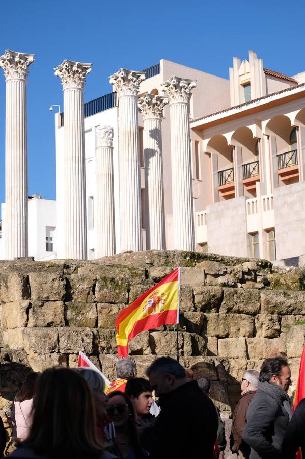 La concentración de VOX en Córdoba, en imágenes