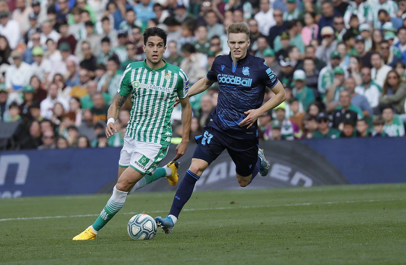 En imágenes, la victoria del Real Betis ante la Real Sociedad en el Villamarín