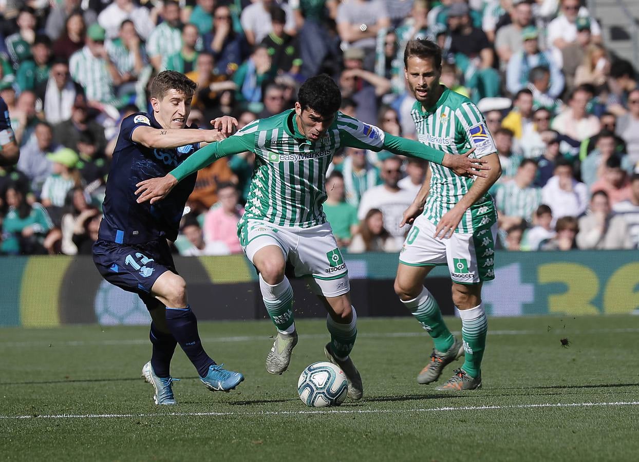 En imágenes, la victoria del Real Betis ante la Real Sociedad en el Villamarín