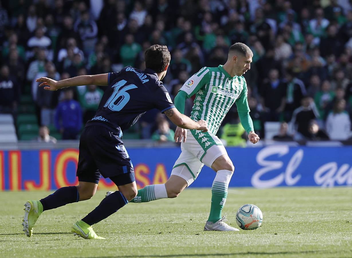 En imágenes, la victoria del Real Betis ante la Real Sociedad en el Villamarín