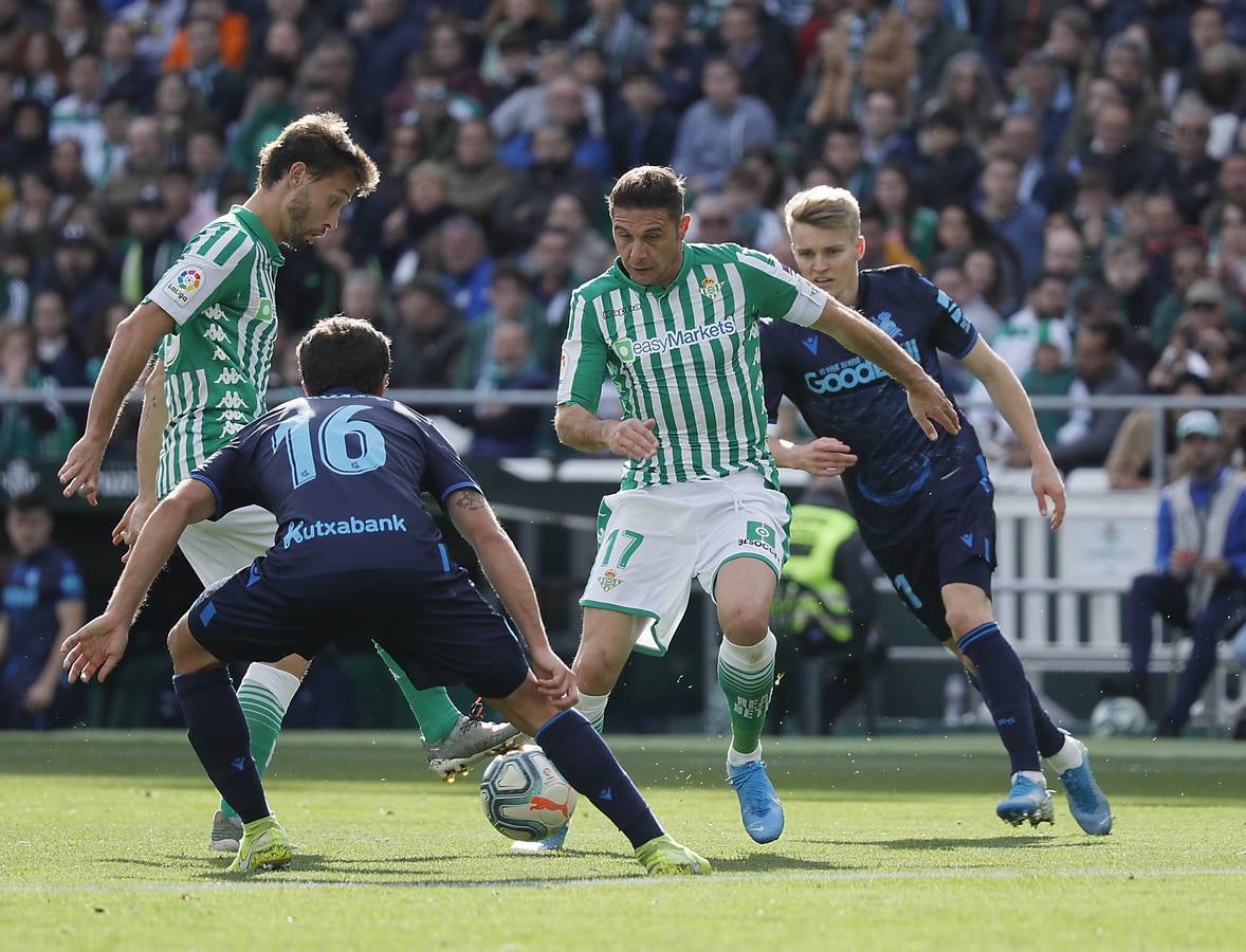 En imágenes, la victoria del Real Betis ante la Real Sociedad en el Villamarín