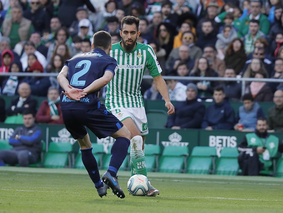 En imágenes, la victoria del Real Betis ante la Real Sociedad en el Villamarín