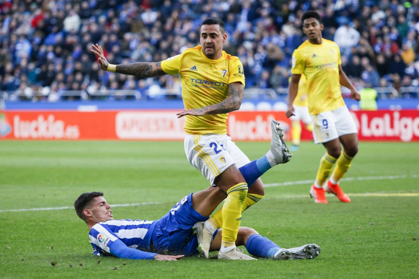 Partido Deportivo-Cádiz (1-0)