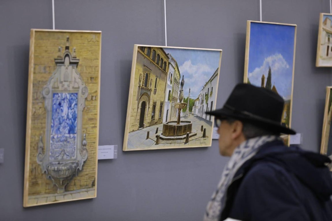 La exposición de José María Puerta en el Círculo de Córdoba, en imágenes