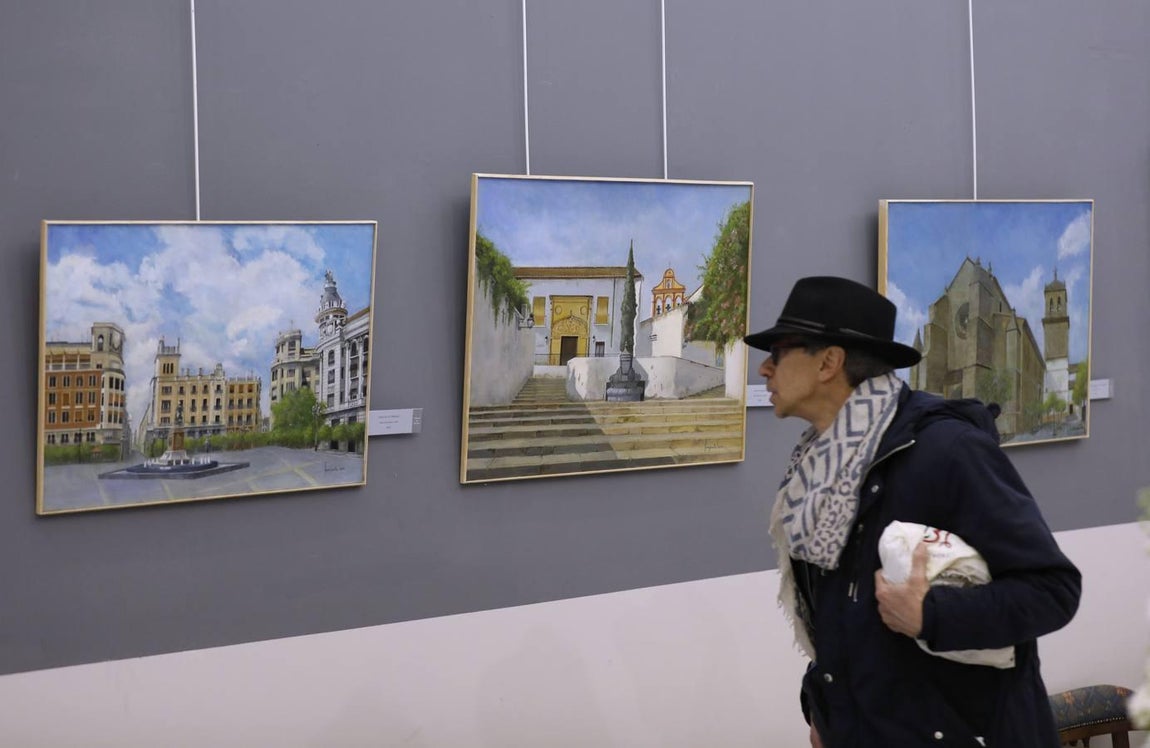 La exposición de José María Puerta en el Círculo de Córdoba, en imágenes