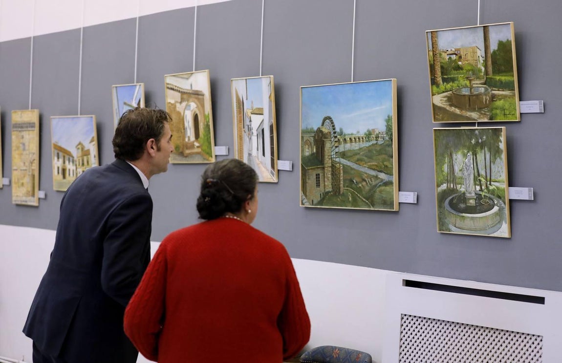 La exposición de José María Puerta en el Círculo de Córdoba, en imágenes