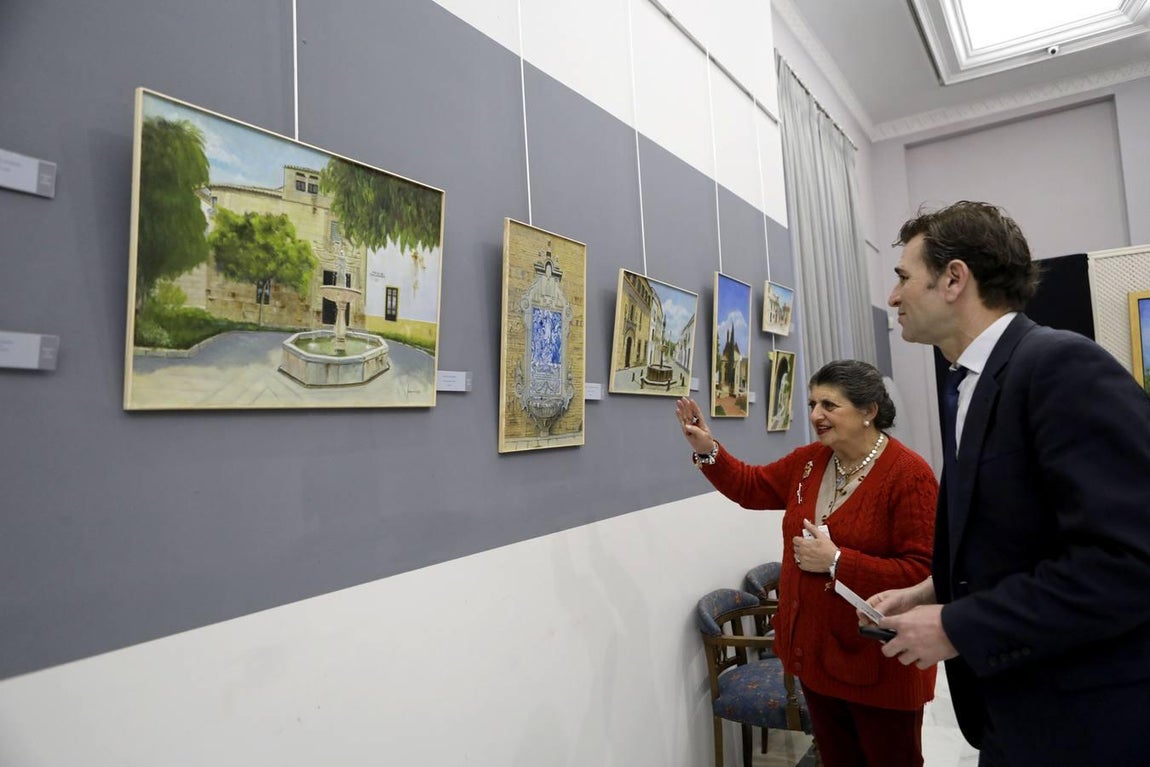 La exposición de José María Puerta en el Círculo de Córdoba, en imágenes