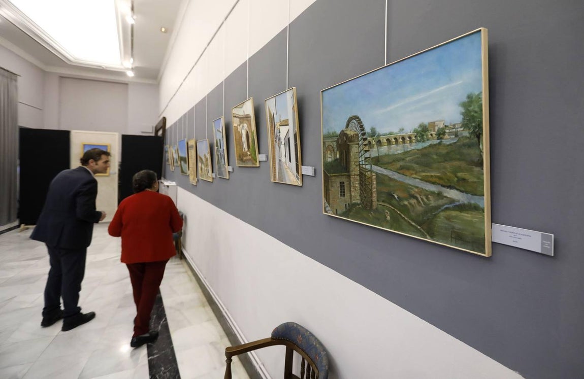 La exposición de José María Puerta en el Círculo de Córdoba, en imágenes