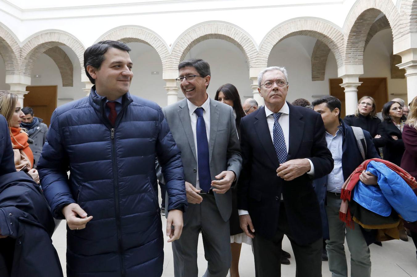 La presentación de las obras del Palacio de Congresos de Córdoba, en imágenes