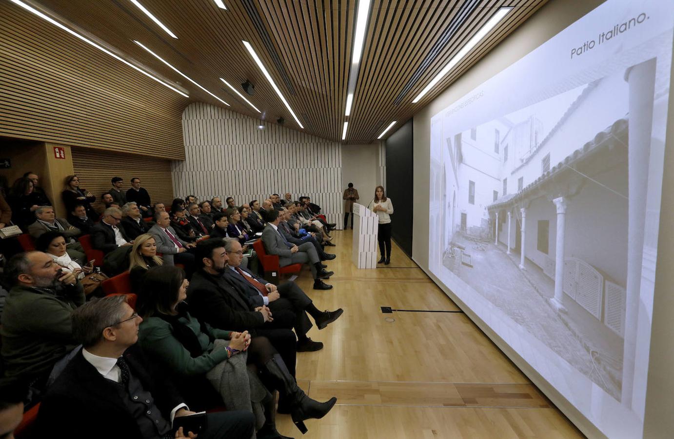 La presentación de las obras del Palacio de Congresos de Córdoba, en imágenes