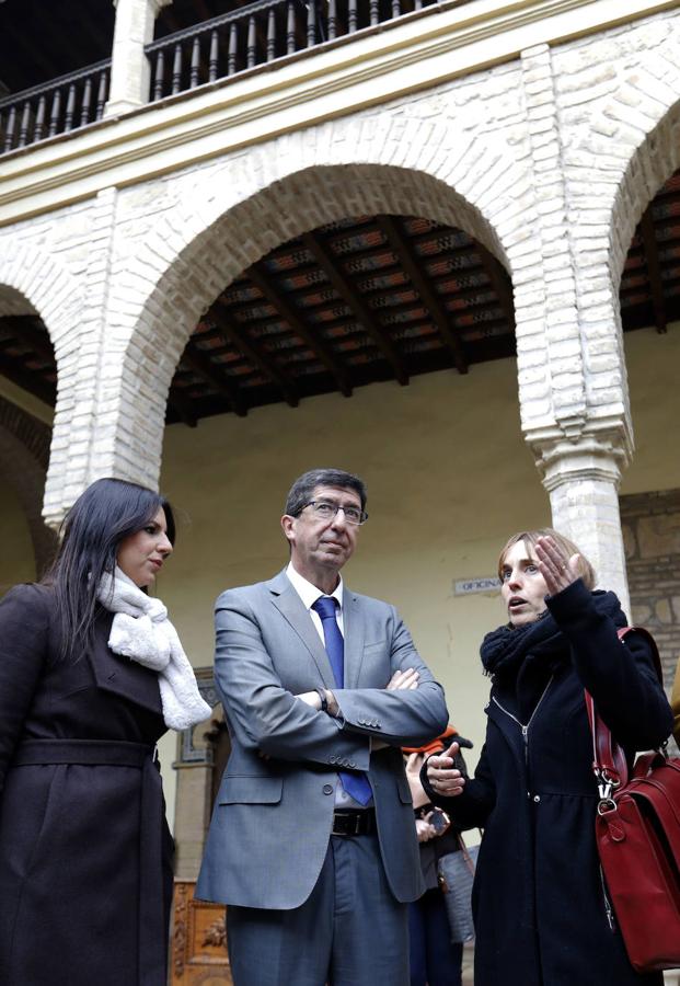 La presentación de las obras del Palacio de Congresos de Córdoba, en imágenes