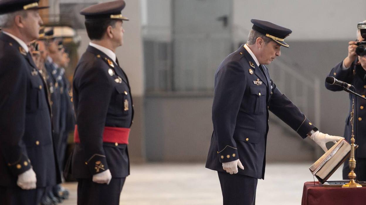 El coronel José Zamorano Bueno, nuevo jefe del acuartelamiento aéreo de Tablada