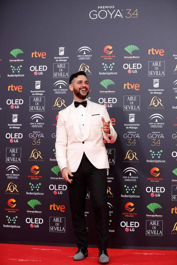 El actor, músico y cantante, Fran Perea, a su llegada a la entrega de los Premios Goya 2020