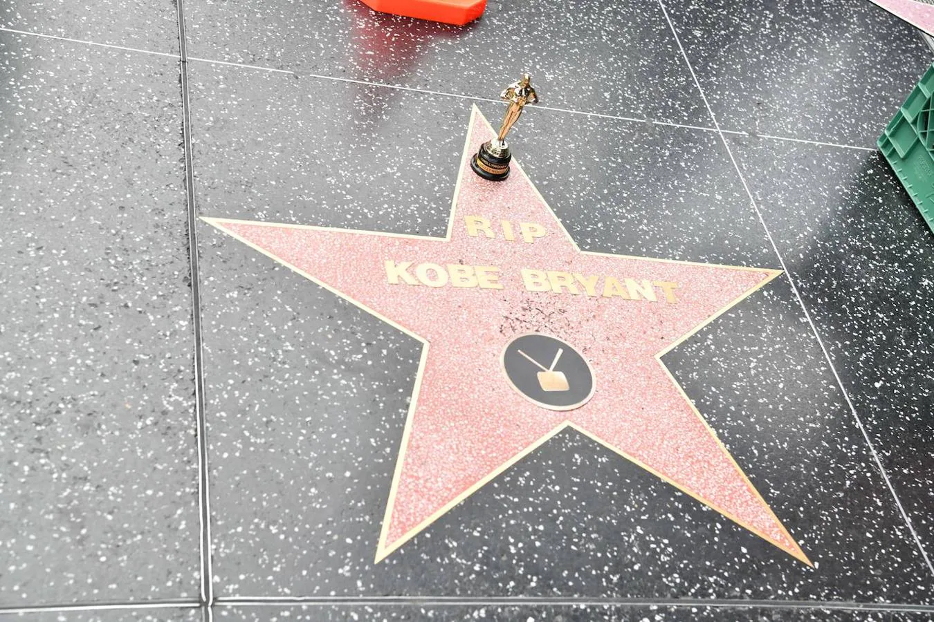 Paseo de la fama de Hollywood, donde Bryant tiene una estrella en su honor. 