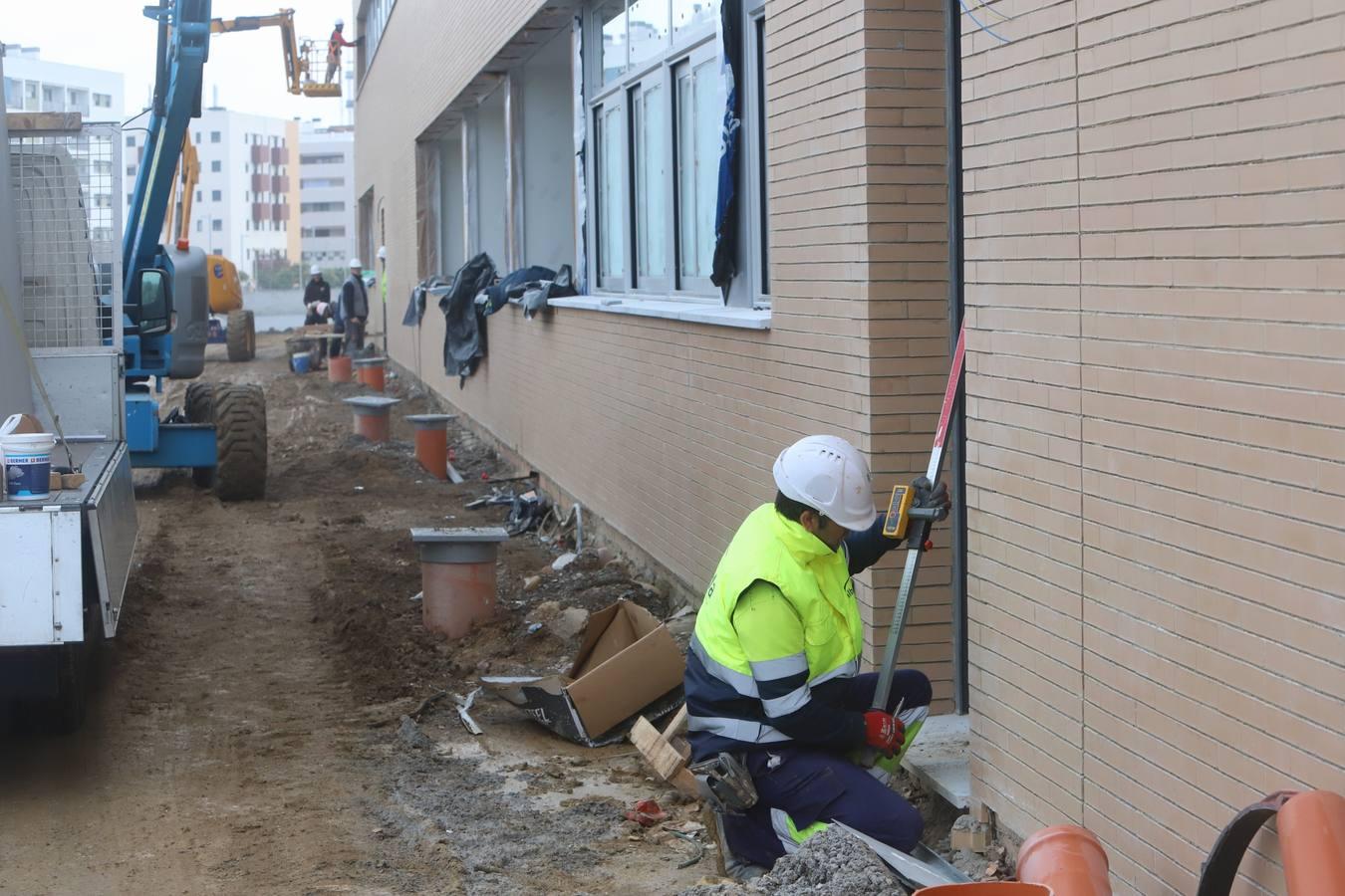 Las obras del Colegio de Turruñuelos, en imágenes