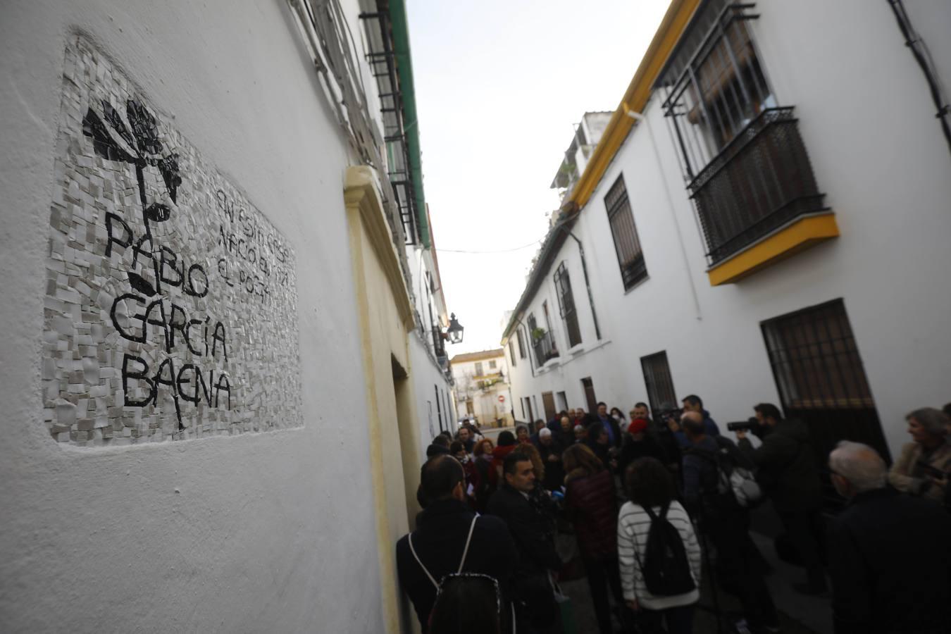 El paseo por la Córdoba del grupo Cántico, en imágenes