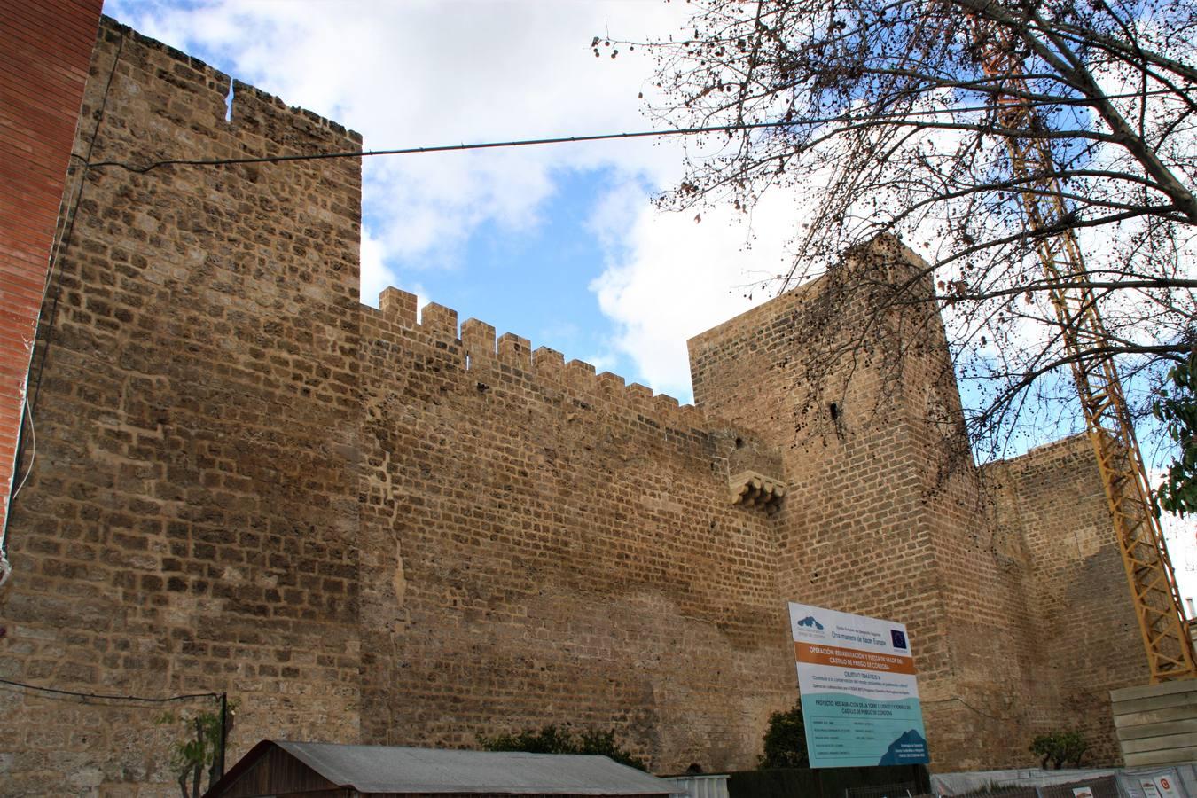 La restauración del Castillo de Priego de Córdoba, en imágenes