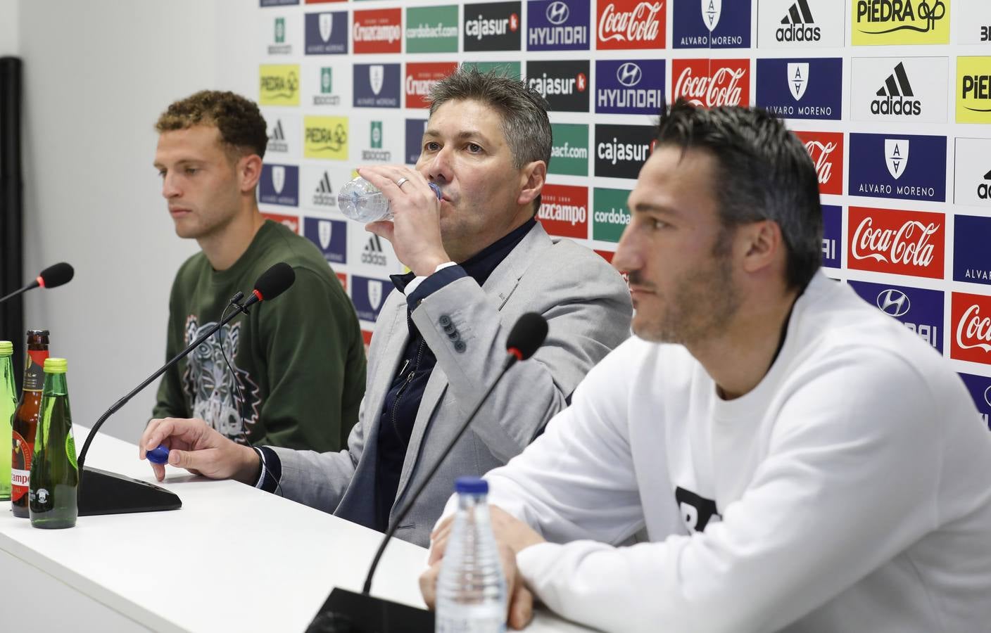 La presentación de Federico Piovaccari y Jordi Tur en el Córdoba CF, en imágenes