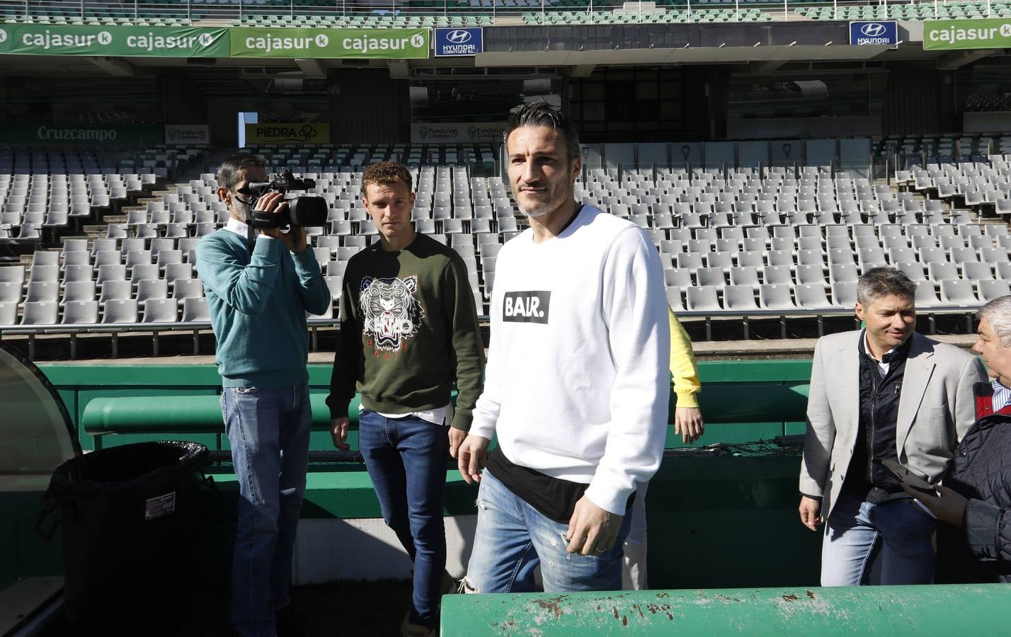 La presentación de Federico Piovaccari y Jordi Tur en el Córdoba CF, en imágenes