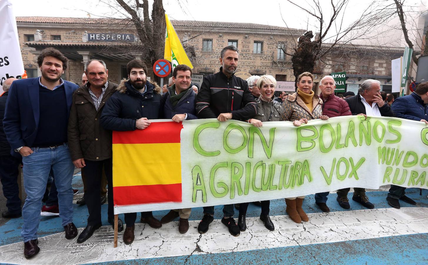 Vox también se ha sumado a la protesta. 