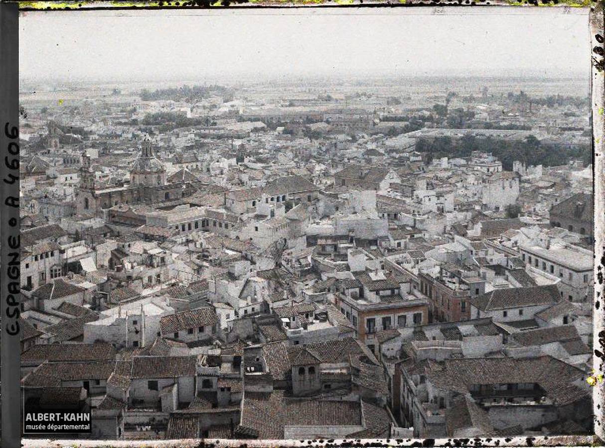 En imágenes, las primeras fotografías de Sevilla a color