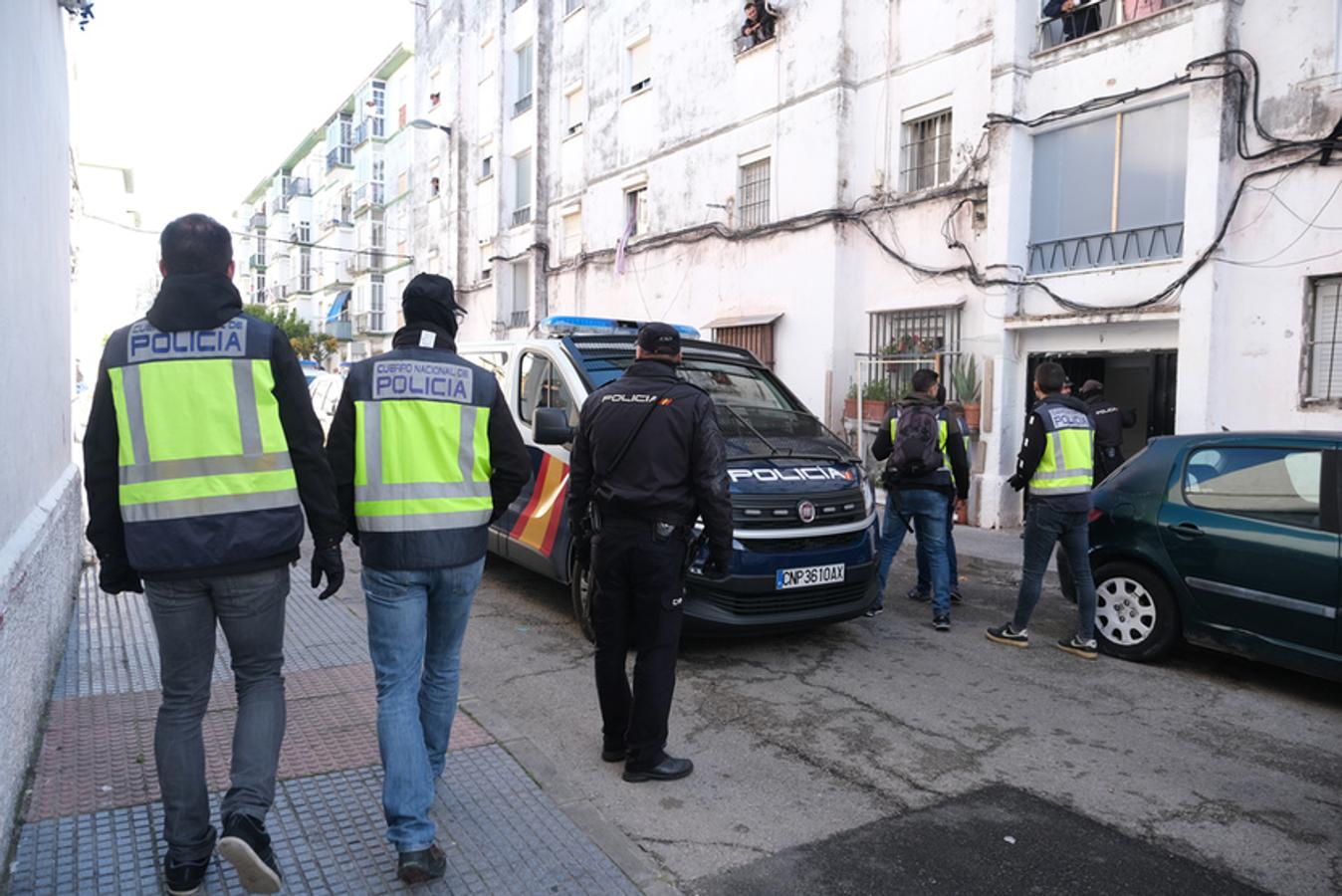 Nueva redada antidroga de la Policía Nacional en el barrio portuense de Los Milagros