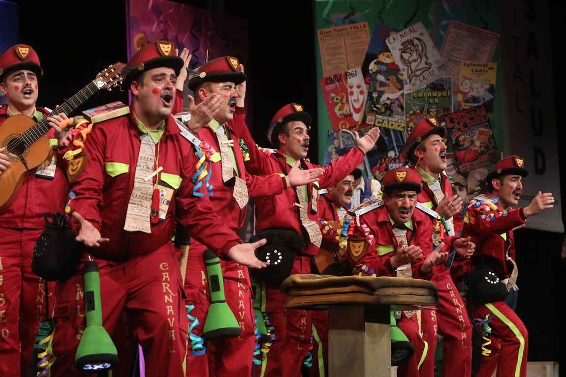 FOTOS: Chirigota Noche en el museo en el COAC 2020