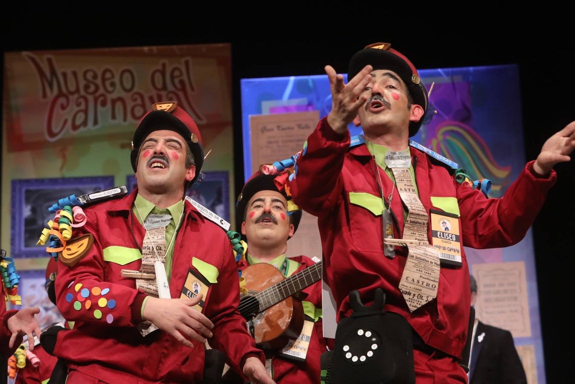 FOTOS: Chirigota Noche en el museo en el COAC 2020