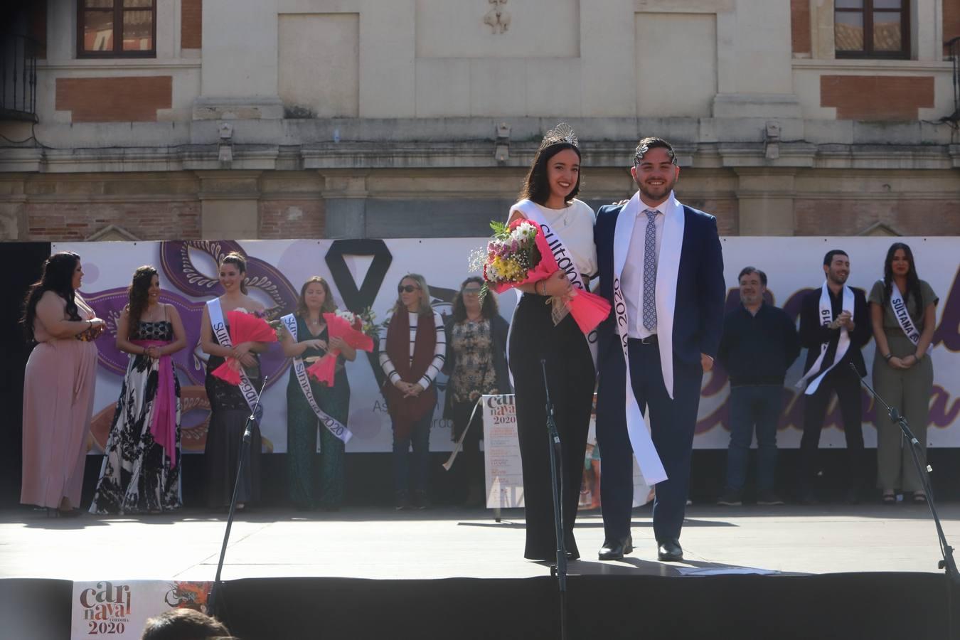 En imágenes, la elección de la Sultana y el Sultán del Carnaval de Córdoba