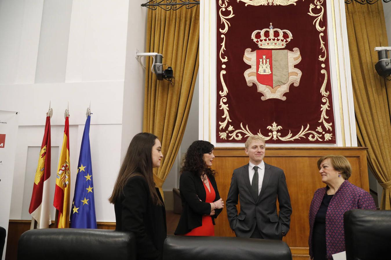 En imágenes: los universitarios debaten en las Cortes de Castilla-la Mancha