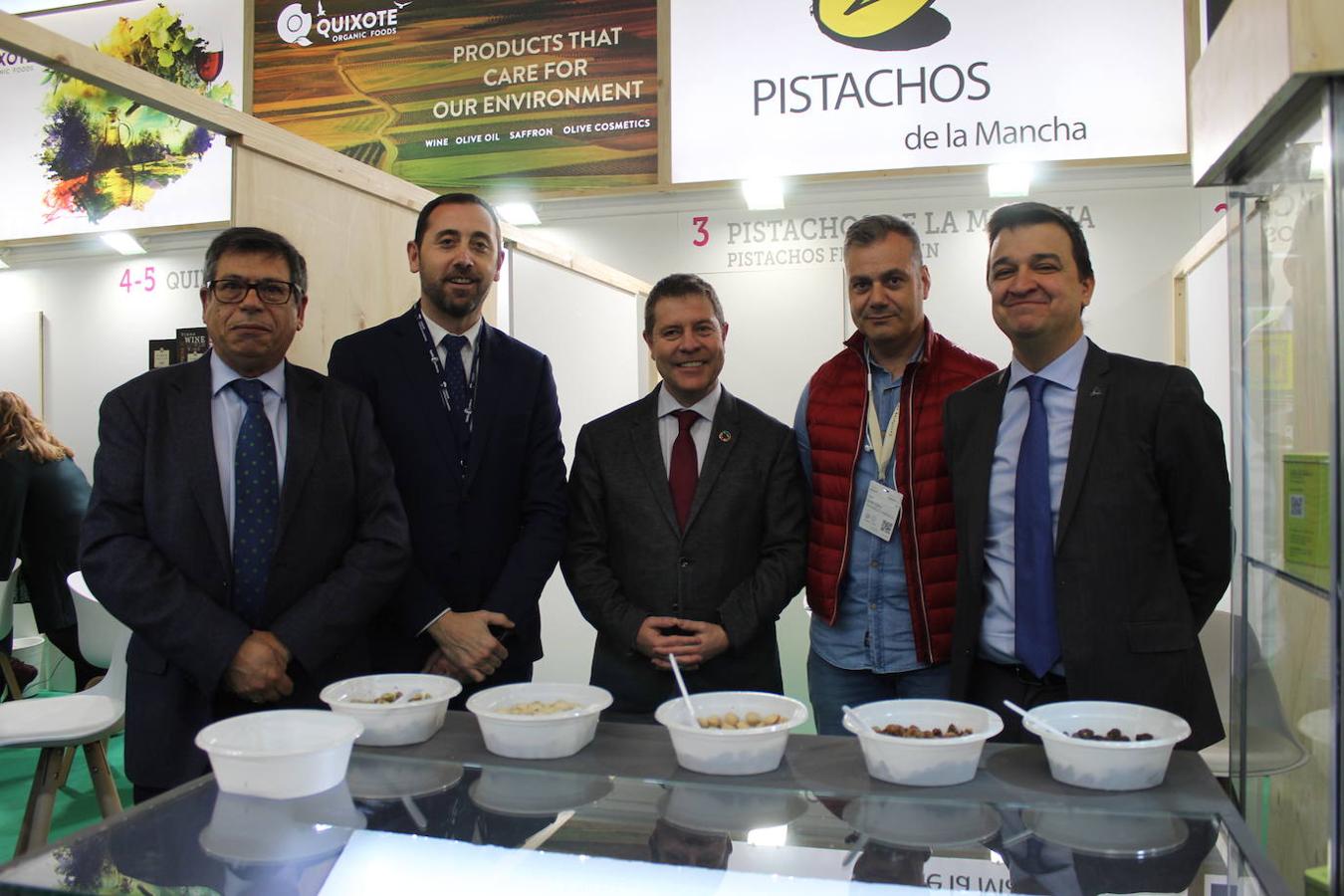 Las imágenes de García-Page en la feria de productos ecológicos de Núremberg