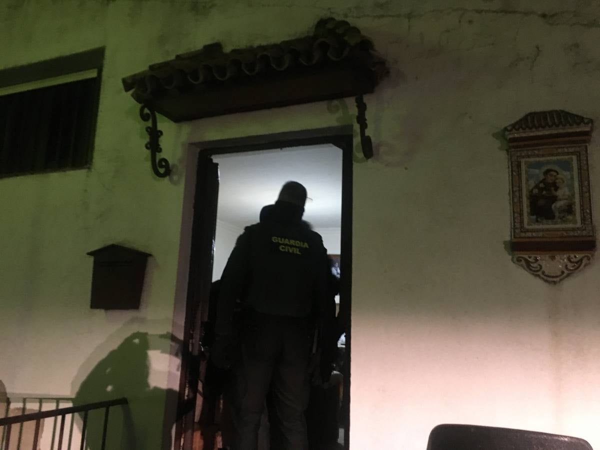 Operación de la Guardia Civil en Alcalá de los Gazules