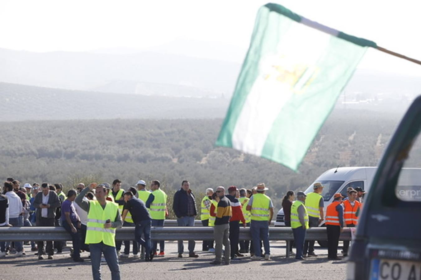 La marcha de agricultores y ganaderos en Lucena, en imágenes (I)