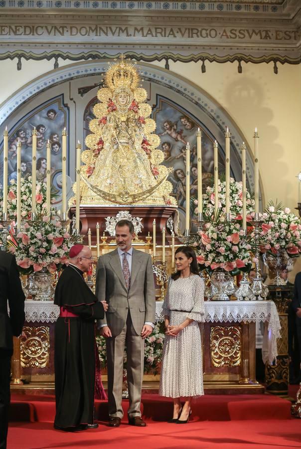 Los Reyes, con la Virgen del Rocío en Almonte